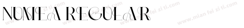 Numea Regular字体转换
